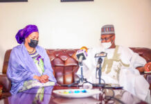 UN Backs FG on Digital Economy, Calls for Improved Govt Investments Mrs Amina Mohammed, UN Deputy Secretary General with Dr. Isa Ali Ibrahim Pantami, Minister of Communication and Digital Economy