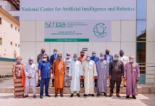 Innovation remains Excellent mechanism in Creating Prosperity — NITDA DG Director General, NITDA, Mal. Kashifu Inuwa Abdullah with Vice Chancellor, Federal University Minna and management of both organizations during a courtesy visit to National Centre for Artificial intelligence and Robotics, NCAIR, Wuye, Abuja