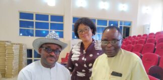 SECCIMA To Establish Scholars Centre For Commerce And Industry in Ebonyi State university DG, South East Chamber of Commerce,industry,mines and Agriculture (SECCIMA), Engr Henry Awuregu with Vice-Chancellor, Ebonyi State University, Abakali, Prof. Ogbu