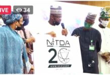 Pantami, Others Commend NITDA @ 20th anniversary Unveiling of NITDA's 20th anniversary logo by Dr. Isa Ali Ibrahim Pantami, Minister of Communication And Digital Economy