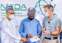 NITDA Begins Operations Of Nigerian National Public Key Infrastructure Director General, National Information Technology Development Agency (NITDA), Mallam Kashifu Inuwa Abdullahi (middle) with delegates from Veridos GMBH