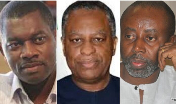 Rudolf Okonkwo, Geoffrey Oyeama and Chido Onumah