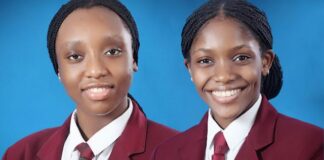 Greensprings Students Develop App To Tackle Kidnapping In Schools L-R Chioma Abone and Emmanuela iLok