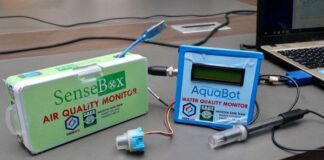 FG Grants N5m To Students Who Invented Sensebox, Aquabot Device Sensebox and Aquabot device; monitoring devices for air and water pollution