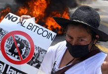 Thousands Protests In El Salvador Against Bitcoin As Legal Tender Protesters against Bitcoin