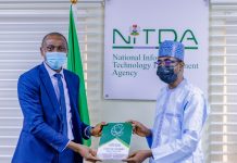 NITDA, CeBIH Harp on Public Private Partnership The Director General of NITDA, Mallam Kashifu-Inuwa-Abdullahi with Mr Adeyemi Atanda