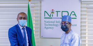 NITDA, CeBIH Harp on Public Private Partnership The Director General of NITDA, Mallam Kashifu-Inuwa-Abdullahi with Mr Adeyemi Atanda