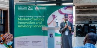 Market-Creating Innovation is Crucial In Driving Economic Prosperity – DG NITDA DG NITDA, Kashifu Inuwa Abdullahi speaking at Market-Creating Innovation and Advisory Service programme for civil servants in Abuja