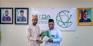 NBC seeks NITDA’s support on capacity building, Digital Switch Over L-r: Kashifu Inuwa Abdullahi, director general of NITDA, and Balarabe Shehu Ilelah, NBC's director general