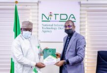 NITDA, NCAA Partner On Digital Transformation R-l: Kashifu Inuwa Abdullahi, director general, National Information Technology Development Agency (NITDA), with Captain Musa Shuaibu Nuhu, the director general of Nigerian Civil Aviation Authority (NCAA)