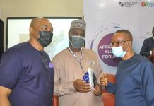 Our priority is to drive inclusive digital economy in Nigeria, says organisers of AfriTECH2021 Mr. Chinenye Mba-Uzoukwu, Engr. Oluwatoyin Asaju, Dr. Ikechukwu Adinde L-r: Mr. Chinenye Mba-Uzoukwu, president, Institute of Software Practitioners of Nigeria (ISPON); Engr. Oluwatoyin Asaju, director, Spectrum Administration at NCC and Dr. Ikechukwu Adinde, director, Public Affairs at NCC, during AfriTECH2021 in Lagos recently