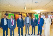 Pantami Assumes Chairmanship Of WSIS Prof. Isa Ali Ibrahim pantami with ITU Team
