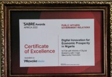 That African PR Award to NITDA on Digital Innovation