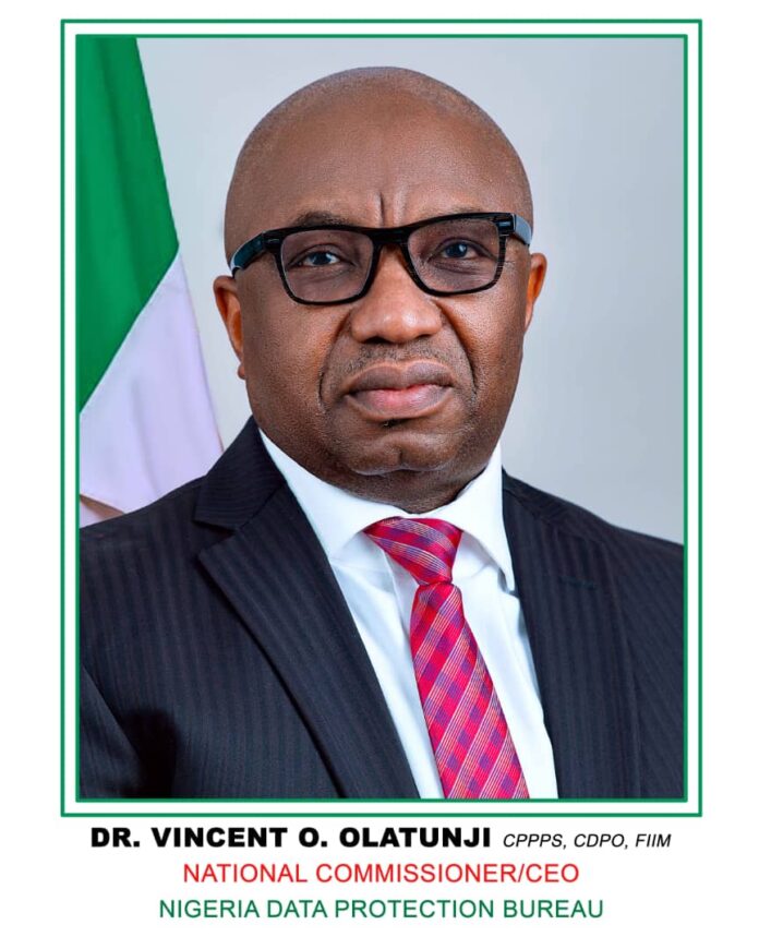 Dr. Vincent O. Olatunji, National Commissioner/CEO, Nigeria Data Protection Bureau (NDPB)