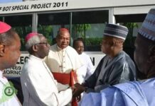 Fact-Check: Did National Church Leaders Pay Solidarity Visit to APC’s Vice Presidential Candidate, Kashim Shettima? Bishops of the Bishop Conference of Nigeria with then Governor Kashim Shettima of Borno State