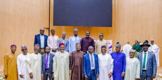 FG Inaugurates Presidential Council On Digital, e-Government Master Plan The Minister of Communications and Digital Economy, Prof. Isa Pantami (middle) flanked by members of the committee during their inauguration in Abuja.