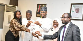 PHOTOS: Pantami Receives Young Female Authors, Commends PRNigeria’s Strides in Fact-Checking, Security Reporting