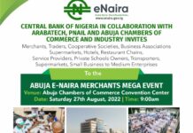 CBN, Arabatech, Others invite Nigerians For e-Naira Merchant Mega Event