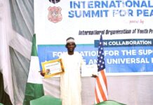 PRNigeria Reporter Bags Peace Campaigner, Sardauna Leadership Awards
