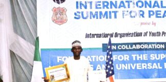 PRNigeria Reporter Bags Peace Campaigner, Sardauna Leadership Awards