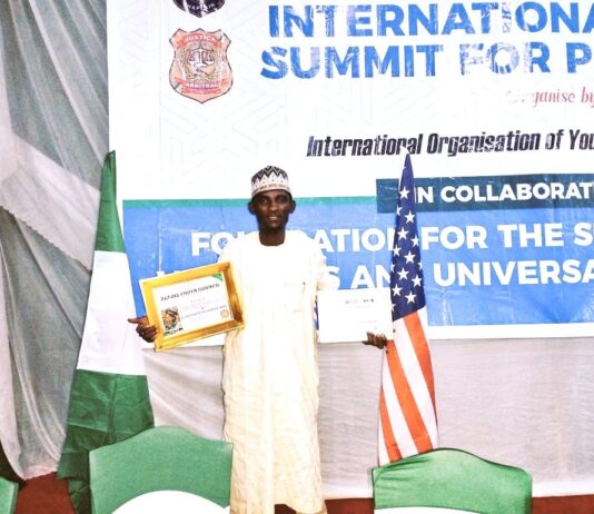PRNigeria Reporter Bags Peace Campaigner, Sardauna Leadership Awards