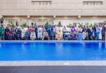 NITDA To Prioritize Stakeholders’ Engagement In Implementation Of Programmes, Projects The Director General, NITDA, Kashifu Inuwa, CCIE with Directors, Head of units and other management staff of the agency in group photograph after the 2022 management retreat held in Lagos.
