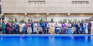 NITDA To Prioritize Stakeholders’ Engagement In Implementation Of Programmes, Projects The Director General, NITDA, Kashifu Inuwa, CCIE with Directors, Head of units and other management staff of the agency in group photograph after the 2022 management retreat held in Lagos.