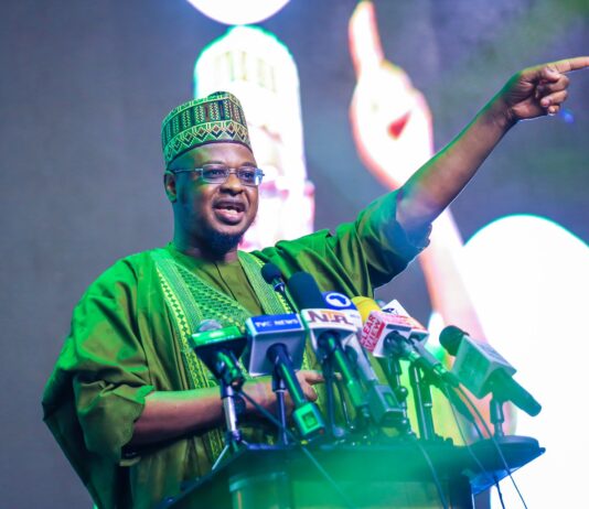 A Perspective on Digital Nigeria Conference 2022 The Honourable Minister of Communications and Digital Economy of Communications, Prof Isa Ali Ibrahim (Pantami) FCIIS, FBCS, FNCS giving his special address at the #DigitalNigeria2022 International Conference.