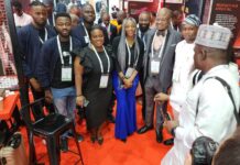 GITEX 2022: Pantami Opens Exhibition Pavilion as 4 Nigerian Start-Ups Battle for Honours Nigerian Startup CEOs with Professor Isah Ali Ibrahim pantami at GITEX