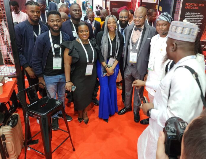 Nigerian Startup CEOs with Professor Isah Ali Ibrahim pantami at GITEX