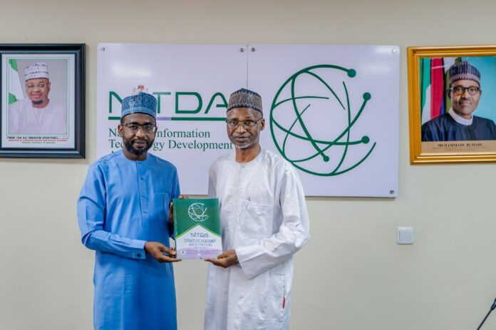 DG NITDA, Kashifu Inuwa Abdullahi with Rector, HIN, Prof. Nasir Muhammad Maiturare DG NITDA, Kashifu Inuwa Abdullahi with Rector, HIN, Prof. Nasir Muhammad Maiturare