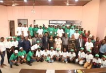 FG Flags Off NAVSA Programme In University of Ibadan Participants of NAVSA Programme In University of Ibadan
