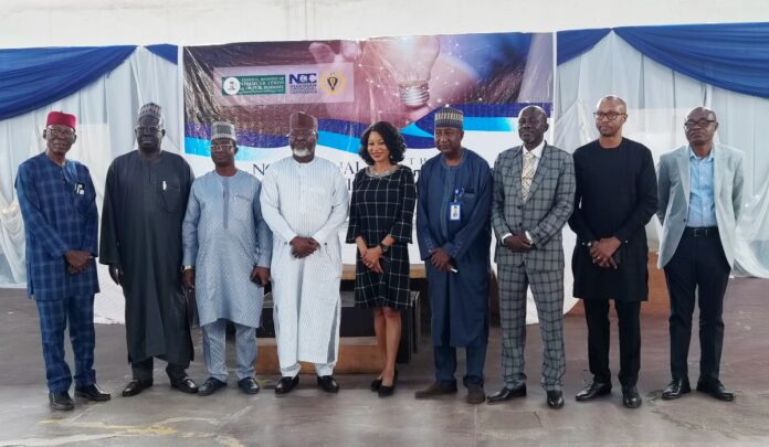 NCC ICT Innovation Competition 2023 - Prof. Danbatta's representative, Engr. Ubale Maska, and other guest at the opening ceremony at Digital Bridge Institute, Lagos (PHOTO: TechEconomy, February 2023)