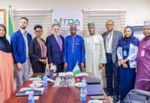 e-RIGHTS: NITDA Supports ASF, France, On Rights Protection Online DG NITDA, Kashifu Inuwa Abdullahi (M), NITDA Staff and Delegates of ASF, France