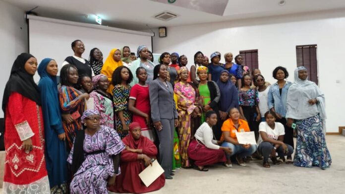 Participants at one-Day Free Training on Digital Innovation to commemorate the 2023 International Women's Day