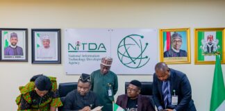 NITDA, Uniccorn Sign MOU To Promote Indigenous Technologies L-R: Barr Emmanuel Edet, Head Legal and Board Matters Unit of NITDA and CEO UNICCON Group, Mr Chuks Ekweme