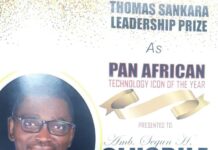 Araba Tech Boss Receives ‘PAN African Technology Icon Of the Year’ Award