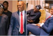 That Tinubu-Elumelu Video and the PR Stunt! Nigeria President- Elect, Bola Ahmad Tinubu with Tony Elumelu