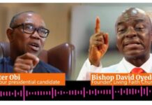 NCC Denies Tracking, Leaking Obi Versus Oyedepo Phone Call Peter Obi And Bishop David Oyedepo