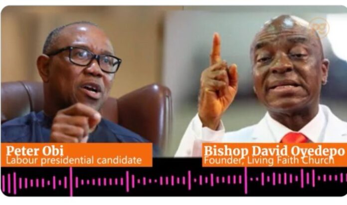 Peter Obi And Bishop David Oyedepo