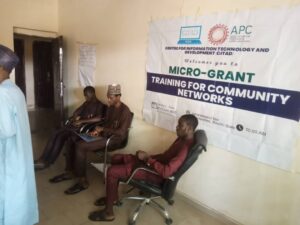 Participants at Micro Grant Training