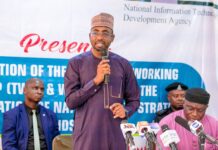NDS: FG Inaugurates Technical Working Committee to Drive Implementation The Director General-NITDA @KashifuInuwa presenting keynote speech at the inauguration of Technical Working Group (TWG) & Workshop on the implementation of National Data Strategy (NDS) at Arcade Suites, Abuja.