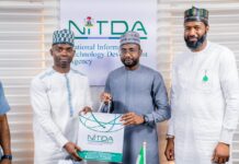 e-Health: NITDA Committed to Expand Reach Through Effective Collaboration DG NITDA, Kashifu Inuwa Abdullahi, CCIE, with e-Health Africa Team