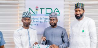 e-Health: NITDA Committed to Expand Reach Through Effective Collaboration DG NITDA, Kashifu Inuwa Abdullahi, CCIE, with e-Health Africa Team