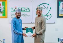 NITDA Partners VON On Enhancing Digital Literacy, Mitigating Fake News For National Stability DG NITDA, Kashifu Inuwa Abdullahi, CCIE, with DG VON, Jibrin Baba Ndace