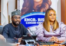 That NITDA-NIMC Partnership in Securing Online Transactions, by Shuaib S. Agaka DG NITDA, Kashifu Inuwa with DG of NIMC, Engr. Bisoye Coker-Odusote.