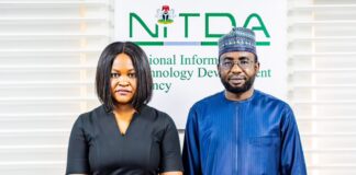 NITDA Boss Reiterates Needs For Safe, Inclusive Digital Environment DG NITDA, Kashifu Inuwa CCIE with Head of Government Regulation and Public Policy for TikTok Nigeria and West Africa, Mrs Tokunbo Ibrahim