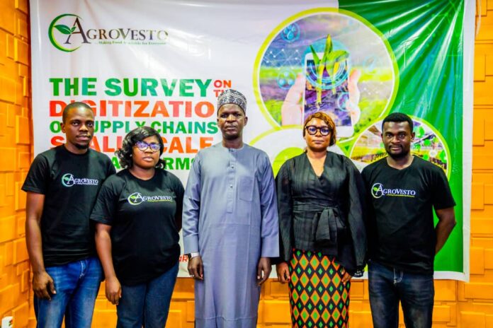 National Coordinator Office for Nigeria Digital Innovation Ms Victoria Fabunmi and the AGROVESTO team