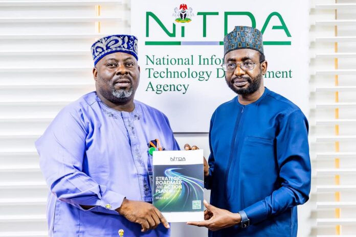 L-R: NCAC’s Director-General, Mr. Obi Asika with DG NITDA, Kashifu Inuwa Abdullahi CCIE L-R: NCAC’s Director-General, Mr. Obi Asika with DG NITDA, Kashifu Inuwa Abdullahi CCIE
