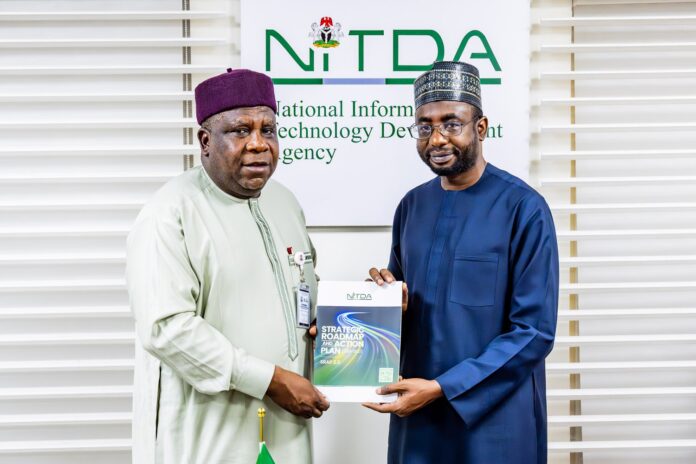 DG NITDA, Kashifu Inuwa Abdullahi with National Coordinator of AUDA-NEPAD, Hon. Jabiru Abdullahi Tsauri DG NITDA, Kashifu Inuwa Abdullahi with National Coordinator of AUDA-NEPAD, Hon. Jabiru Abdullahi Tsauri